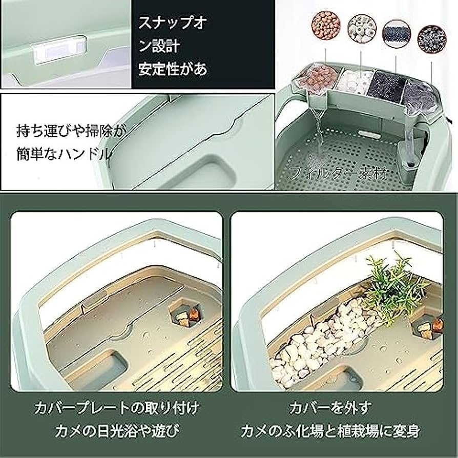 カメ Amazon.co.jp: カメ水槽 亀の水槽 大きい カメ 水槽 の亀と